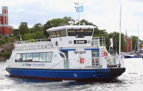 Pendelbåten Sjövägen i Stockholms skärgård.